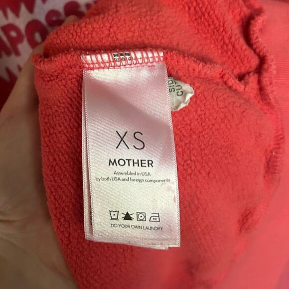 Mother Drop Square Stargazer Cotton Graphic Sweatshirt in Think Sideways Size XS - Picture 8 of 9